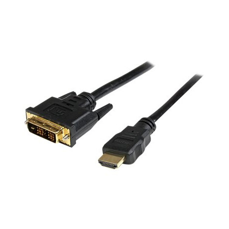 StarTech.com Cavo HDMI a DVI-D di 0,5 m - M/M - Cavo adattatore - DVI-D maschio a HDMI maschio - 50 cm - a doppia schermatura -