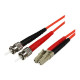 StarTech.com Cavo patch duplex in fibra multimodale 50/125 1 m LC - ST (50FIBLCST1) - Cavo patch - ST multi-mode (M) a LC multi