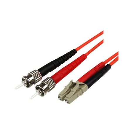 StarTech.com Cavo patch duplex in fibra multimodale 50/125 1 m LC - ST (50FIBLCST1) - Cavo patch - ST multi-mode (M) a LC multi