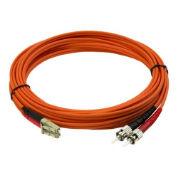 StarTech.com Cavo patch duplex in fibra multimodale 50/125 5 m LC - ST (50FIBLCST5) - Cavo patch - ST multi-mode (M) a LC multi