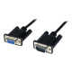 StarTech.com Cavo seriale null modem DB9 RS232 nero 2 m - F/M - Cavo null modem - DB-9 (F) a DB-9 (M) - 2 m - nero - per P/N: 1