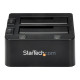 StarTech.com Docking Station USB 3.0 per doppio Hard Disk SSD / HDD SATA con UASP - Docking Station Disco Rigido 2.5" / 3.5"-(6