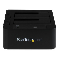 StarTech.com Dual-Bay USB 3.0 eSATA to SATA Hard Drive Docking Station, USB Hard Drive Dock, External 2.53.5 SATA IIIIII, SSDHD