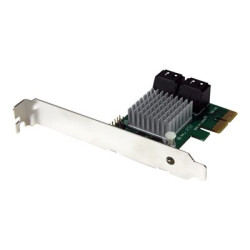 StarTech.com Scheda controller RAID PCI Express 2.0 SATA III 6 Gbps a 4 porte con tiering SSD HyperDuo - Controller memorizzazi