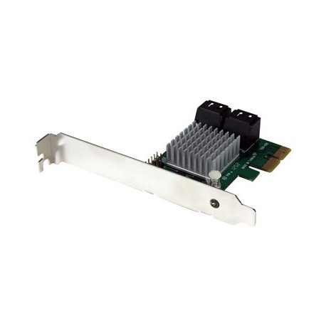 StarTech.com Scheda controller RAID PCI Express 2.0 SATA III 6 Gbps a 4 porte con tiering SSD HyperDuo - Controller memorizzazi