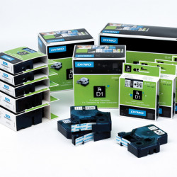 Nastro D1 standard 458060 - 19 mm x 7 mt - PL - nero/blu - Dymo