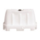 Barriera stradale - tipo New Jersey - 100 x 40 x 70 cm - PE - bianco