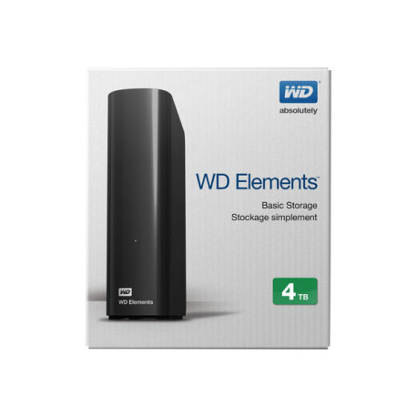 WD Elements Desktop WDBWLG0040HBK - HDD - 4 TB - esterno (desktop) - USB 3.0