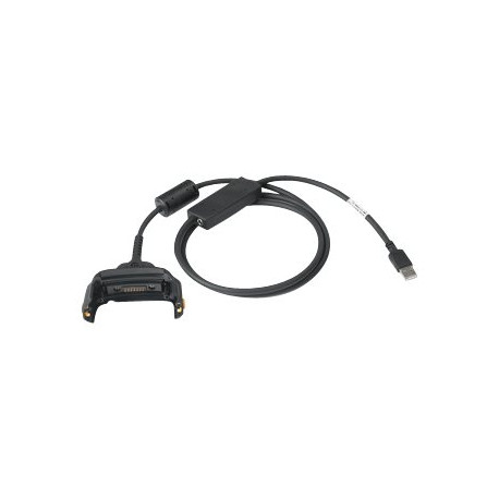 Zebra USB CHARGE/COMMUNICATION Cable - Cavo USB - USB, connettore palmare (M) a power DC jack (F) - per Zebra MC55, MC55A0, MC6