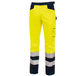 Pantalone invernale alta visibilità Beacon - giallo fluo - taglia L - U-Power