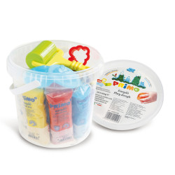 Pasta soffice Easy Dò - 100gr - Primo - Secchiello 10 panetti con accessori