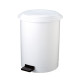 Pattumiera a pedale Ruf - PP - 40 L - diametro 44,5 cm - altezza 54 cm - bianco - Medial