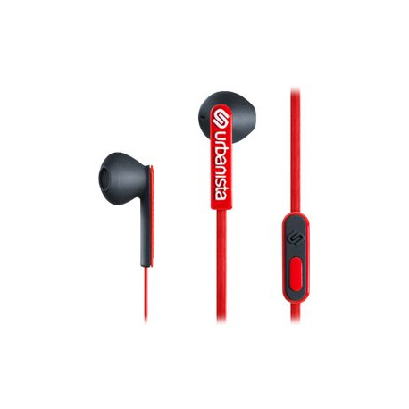 Urbanista San Francisco - Auricolari con microfono - in-ear - cablato - snapper rosso