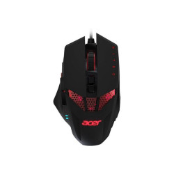 Acer Nitro Mouse (NMW120) - Mouse - ottica - 8 pulsanti - cablato - USB - nero