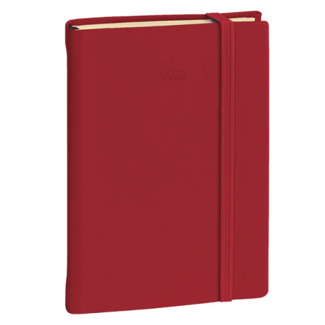 Agenda giornaliera Daily Pocket Prestige Silk 2025 - 8,5 x 13 cm - bordeaux - Quo Vadis