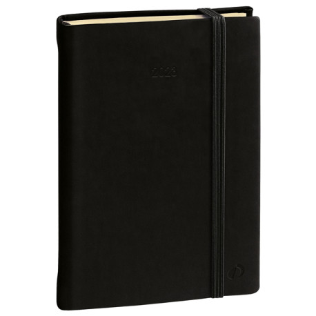 Agenda settimanale Affari Prestige ML 2025 - 10 x 15 cm - silk nero - Quo Vadis