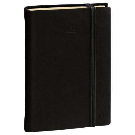 Agenda settimanale Ministro Prestige 2025 - 16 x 24 cm - silk nero - Quo Vadis