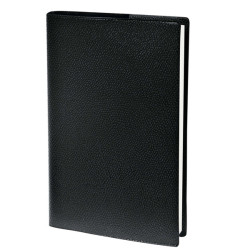 Agenda settimanale Prenote 2025 - copertina Impala - 21 x 29,7 cm - nero - Quo Vadis