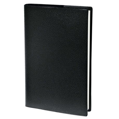 Agenda settimanale Trinote 2025 - copertina Impala - 18 x 24 cm - nero - Quo Vadis