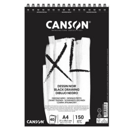 Album XL Dessin noir - A4 - 150 gr - 40 fogli - Canson