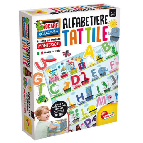 Alfabetiere tattile Montessori Plus - Lisciani