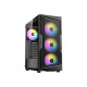 Antec AX Series AX61 - Case da gaming mid-tower - ATX - pannello laterale finestrato (vetro temperato) - senza alimentazione - 