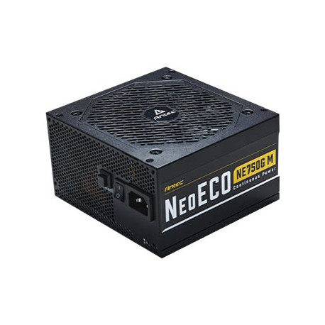 Antec NeoECO Gold Modular NE750G M - Alimentazione (interna) - ATX12V 2.4/ EPS12V - 80 PLUS Gold - 100-240 V c.a. V - 750 Watt 