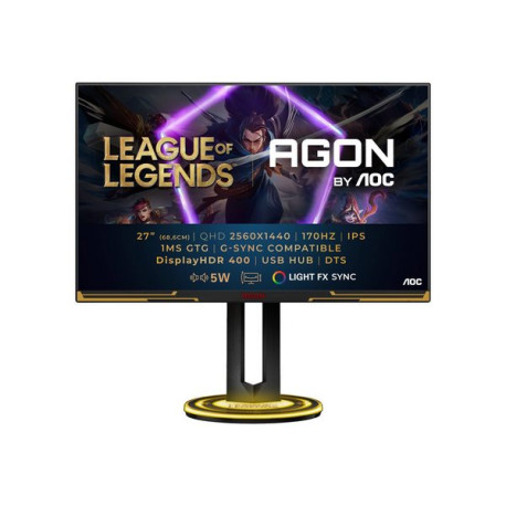 AOC Gaming AG275QXL - League of Legends Edition - AGON Series - monitor a LED - gaming - 27" - 2560 x 1440 QHD @ 165 Hz - IPS -