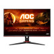 AOC Gaming Q27G2E/BK - G2 Series - monitor a LED - gaming - 27" - 2560 x 1440 QHD @ 155 Hz - VA - 250 cd/m² - 3000:1 - 1 ms - 2