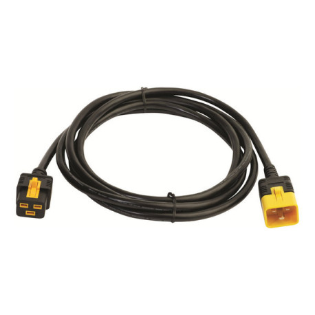 APC - Cavo di alimentazione - IEC 60320 C19 a IEC 60320 C20 - 3.1 m - chiusura aggancio - nero - per P/N: SMT2200I-AR, SMT2200R