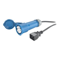 APC - Cavo di alimentazione - IEC 60320 C20 a IEC 60309 16A (F) - 230 V c.a. V - 16 A - 2.5 m - nero - per P/N: AP98892F, AP988