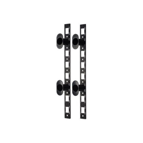 APC - Pannello di gestione cavi rack - nero - 0U - per P/N: AR3106SP, SMX1000C, SMX1500RM2UC, SMX1500RM2UCNC, SMX750C, SMX750CN