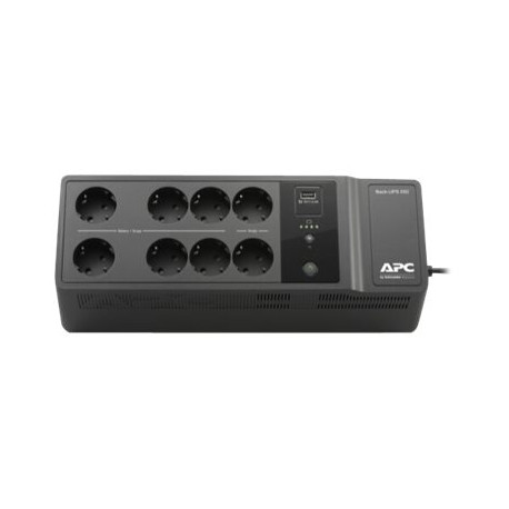 APC Back-UPS BE650G2-GR - UPS - 230 V c.a. V - 400 Watt - 650 VA - connettori di uscita 8 - nero