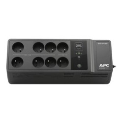 APC Back-UPS BE850G2-FR - UPS - 220/230 V c.a. V - 520 Watt - 850 VA - USB - connettori di uscita 8 - Belgio, Francia - nero