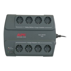 APC Back-UPS ES 400 - UPS - 230 V c.a. V - 240 Watt - 400 VA - connettori di uscita 8 - Italia - carbone