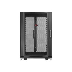 APC NetShelter SX - Rack cabinet - nero - 18U - 19" - per P/N: SURT48RMXLBP