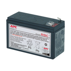 APC Replacement Battery Cartridge -106 - Batteria UPS - 1 batteria x - Piombo - nero - per P/N: BE400-CP, BE400-IT, BE400-KR, B