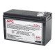 APC Replacement Battery Cartridge -114 - Batteria UPS - 60 VA - 1 batteria x - Piombo - nero - per P/N: BE450G, BE450G-CN, BE45