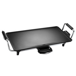 Piastra antiaderente Atena - 43 x 23 cm - 2000 W - nero - Melchioni family