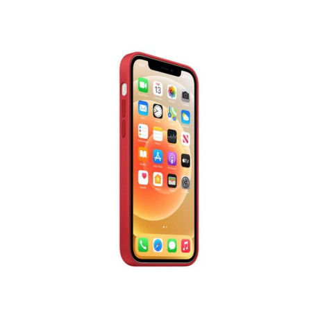 Apple - (PRODUCT) RED - cover per cellulare - con MagSafe - silicone - rosso - per iPhone 12, 12 Pro