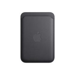 Apple - Astuccio per telefono cellulare / carta di credito - Compatibilità MagSafe - FineWoven - nero