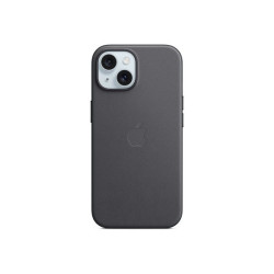 Apple - Cover per cellulare - Compatibilità MagSafe - microtwill, tessuto FineWoven - nero - per iPhone 15