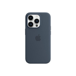 Apple - Cover per cellulare - con MagSafe - silicone - blu tempesta - per iPhone 14 Pro