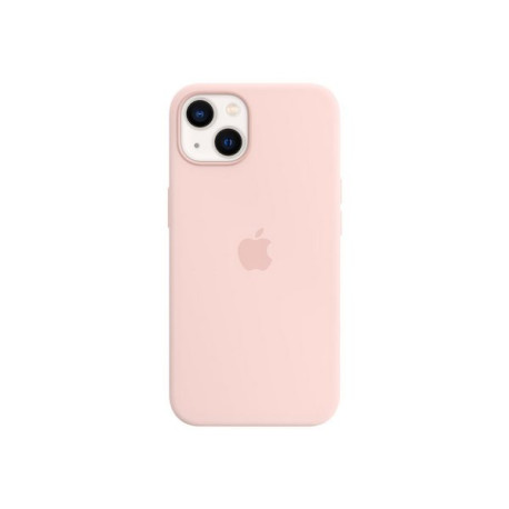 Apple - Cover per cellulare - con MagSafe - silicone - rosa gesso - per iPhone 13