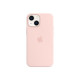 Apple - Cover per cellulare - con MagSafe - silicone - rosa gesso - per iPhone 13 mini