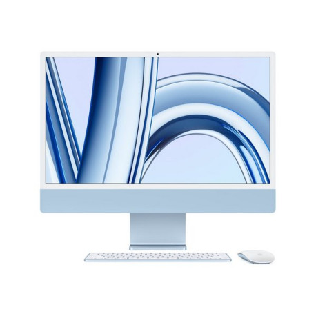 Apple iMac with 4.5K Retina display - All-in-one - M3 - RAM 8 GB - SSD 256 GB - M3 10-core GPU - GigE, 802.11ax (Wi-Fi 6E), Blu