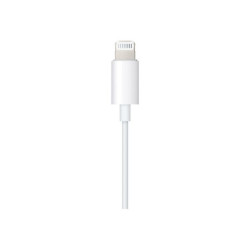 Apple Lightning to 3.5mm Audio Cable - Cavo audio - Lightning maschio a mini-jack a 4 poli maschio - 1.2 m - bianco - per iPad/