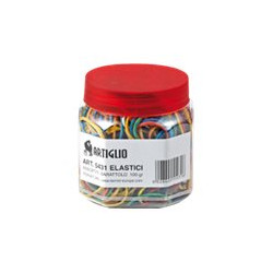 Artiglio - Elastici - assorted - 100 g - giallo - gomma