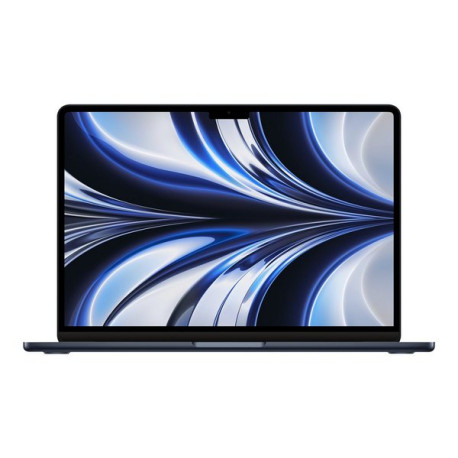 Apple MacBook Air - M2 - M2 8-core GPU - 8 GB RAM - 256 GB SSD - 13.6" IPS 2560 x 1664 (WQXGA) - Wi-Fi 6 - mezzanotte - tast: i