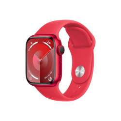 Apple Watch Series 9 (GPS + Cellular) - (PRODUCT) RED - 41 mm - alluminio rosso - smartwatch con fascia sportiva - fluoroelasto